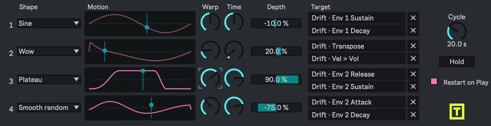 Thoow Motion in Ableton Live