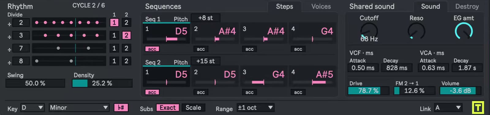 Rhythmicon+ in Ableton Live